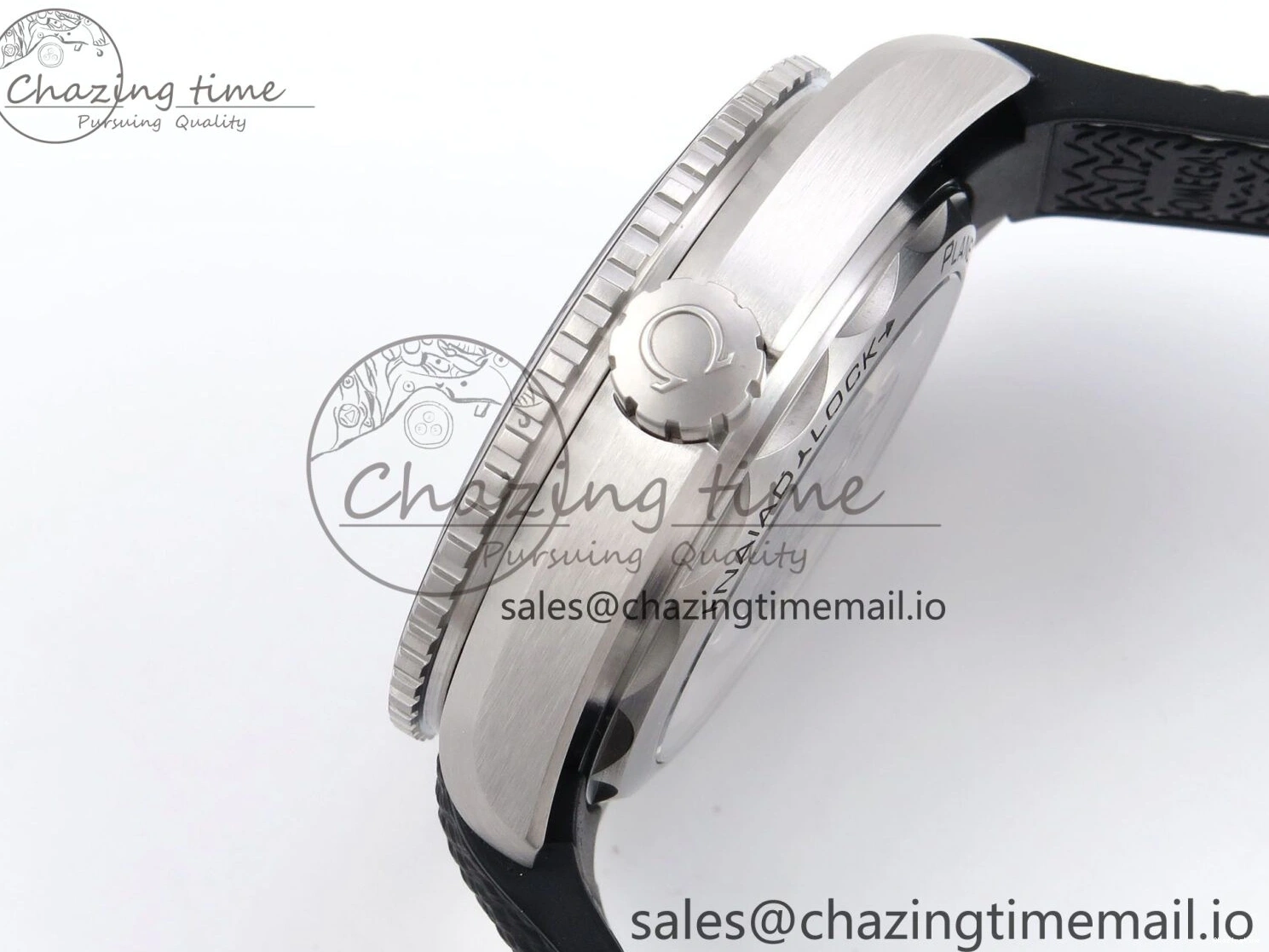0522 AllSeason Planet Ocean 43.5mm SS VSF 1:1 Best Edition Gray Bezel Gray Dial on Black Rubber Strap A8900 Super Clone 7712